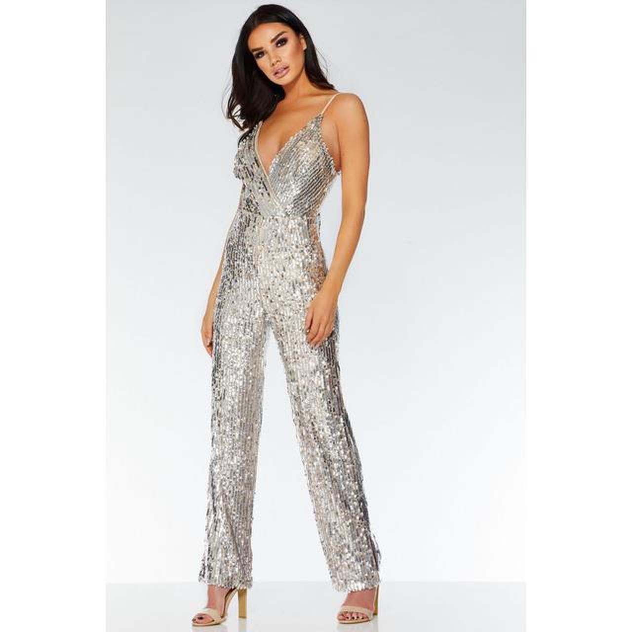 Silver best sale jumpsuit womens