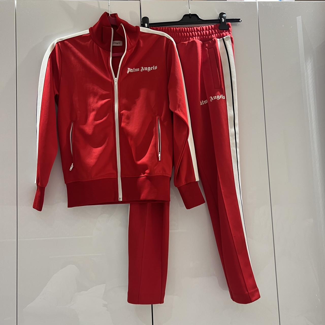 Palm angels 2025 tracksuit red