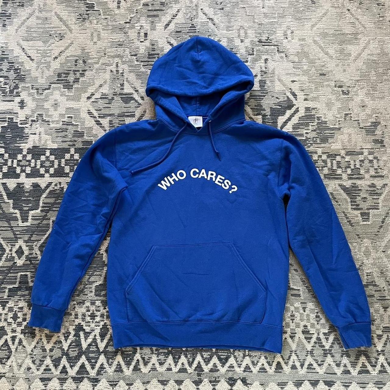 Rex Orange County blue who cares album hoodie - Depop