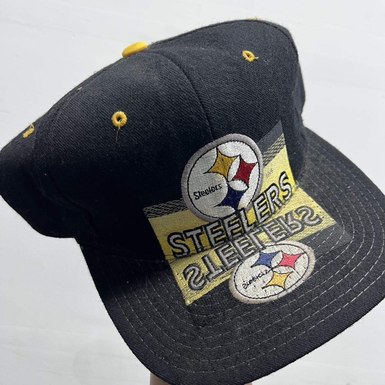 Vintage Steelers Hat. Steelers Starter fitted hat. - Depop