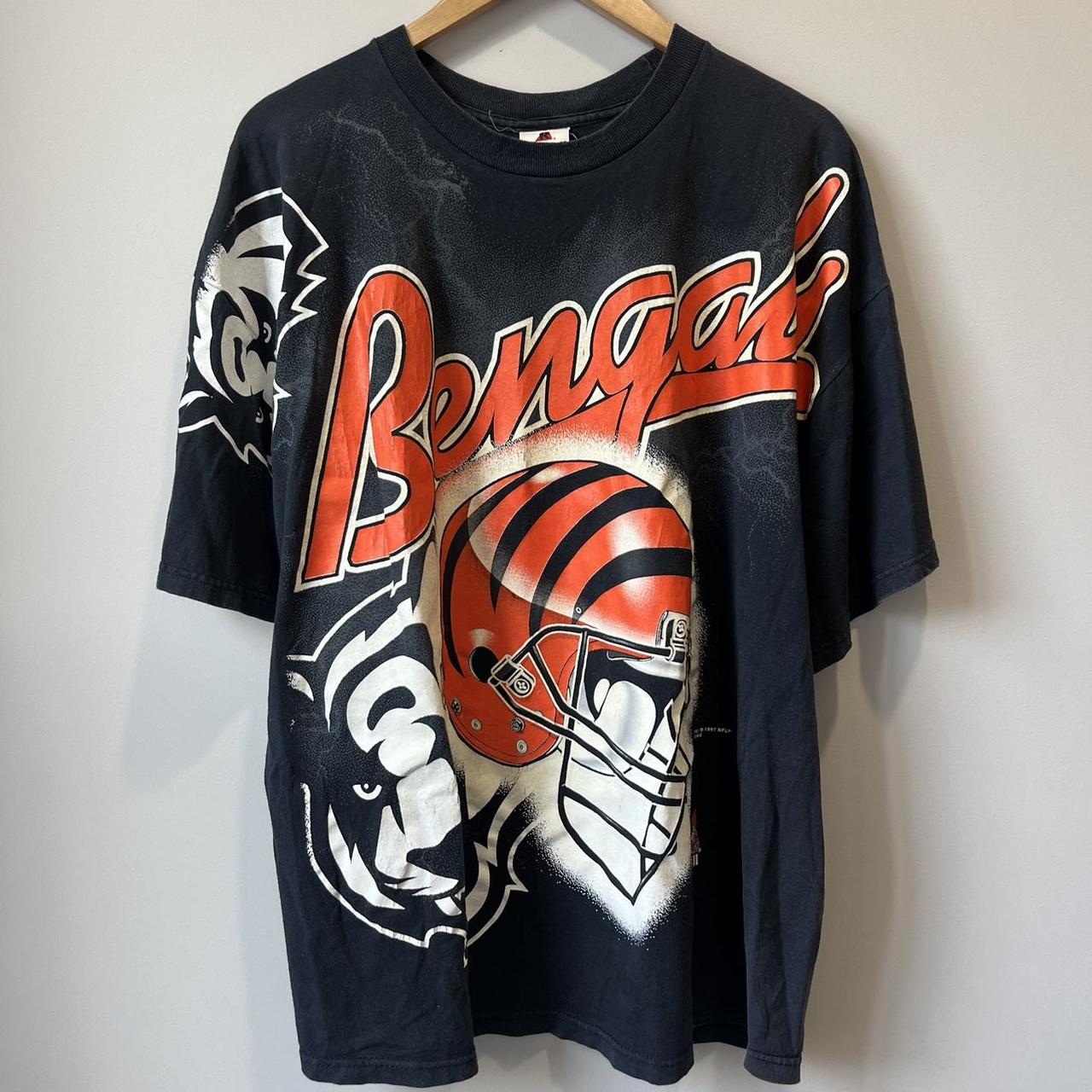 Cincinnati Bengals , NFL Team Apparel , Gray T Shirt - Depop