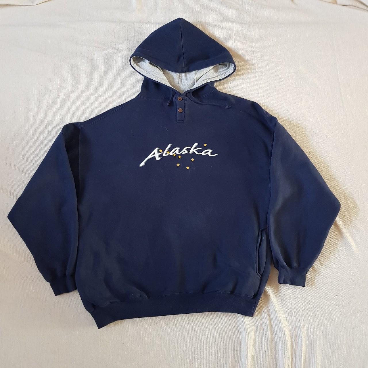 Men's Navy Hoodie Depop