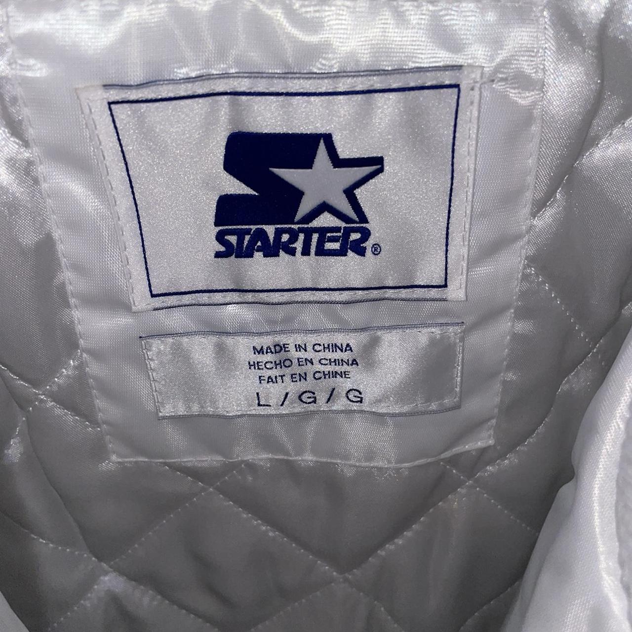 Vintage Starter New York Yankees puffer jacket in - Depop