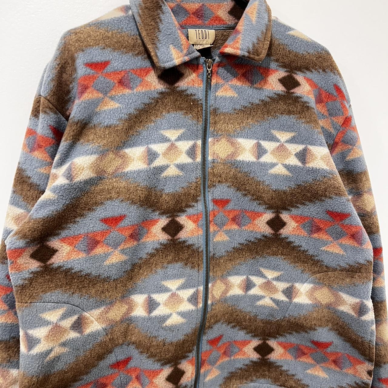 Pendleton Men's Sweater - Multi/Brown - S – Vinta… - image 2