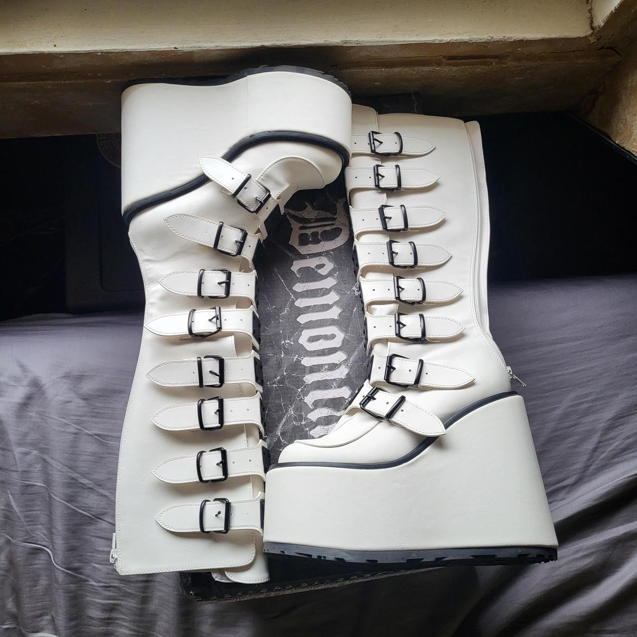 Demonia Women's Boots - Black/White - US 7 – Swin… - image 2