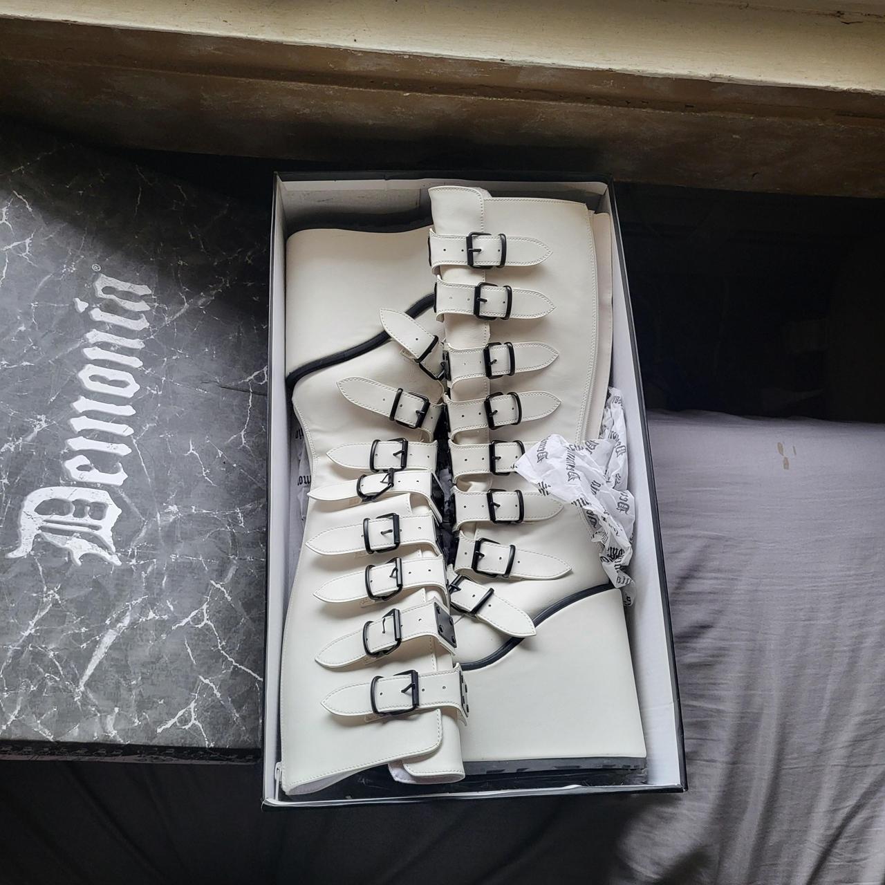 Demonia Women's Boots - Black/White - US 7 – Swin… - image 1