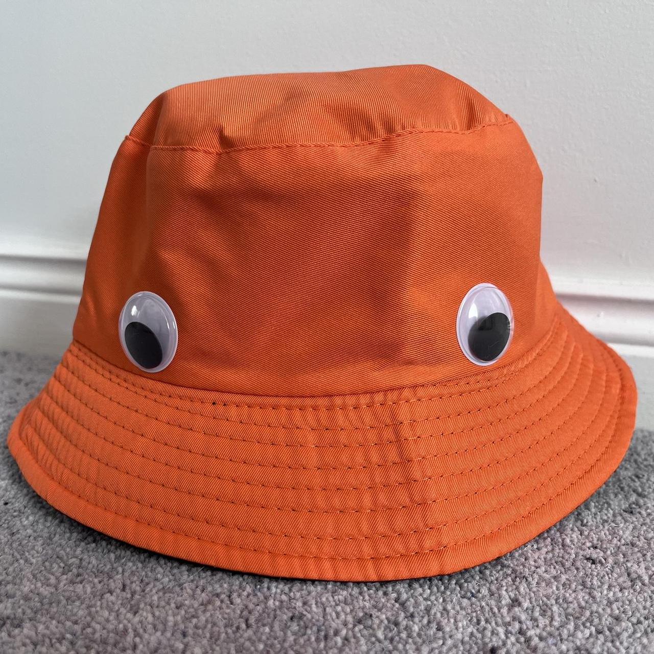 Sassy The Sasquatch Bucket Hat🧡👀 Reversible Black On Depop