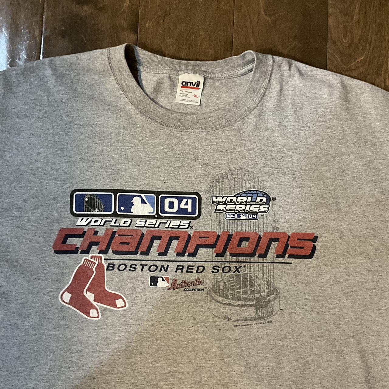 Vintage Y2K Nike Boston Red Sox World Series Champs - Depop