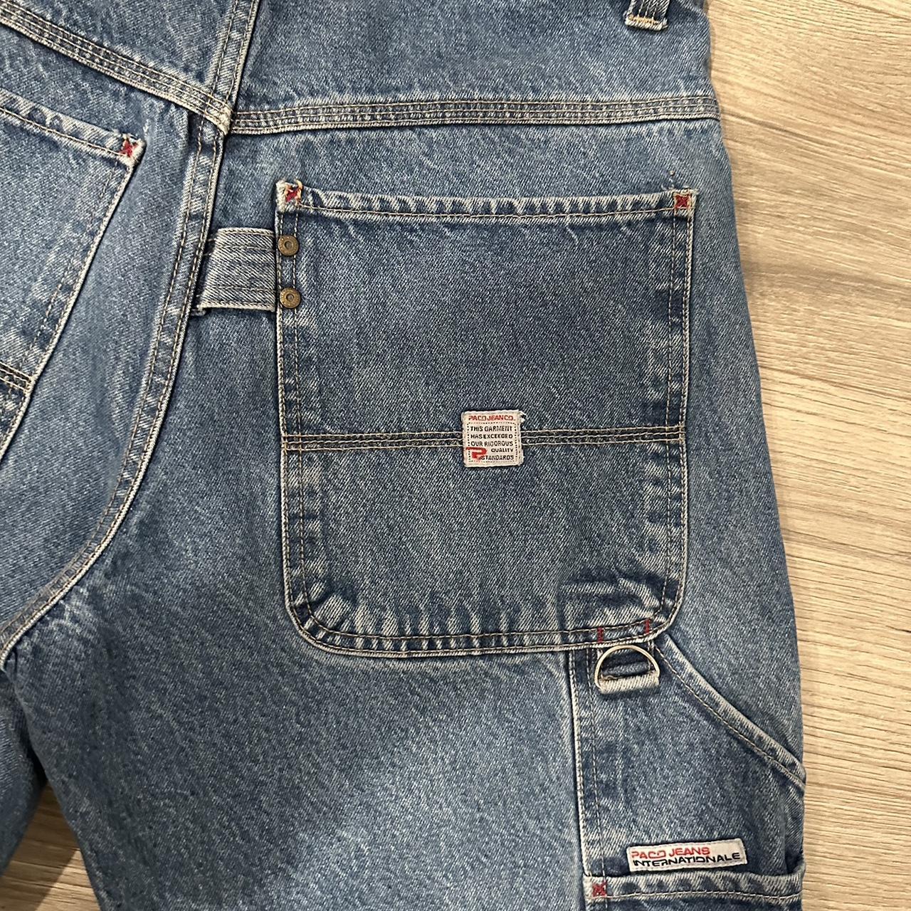 Y2K Denim Paco Jean Shorts Size: 36 Open to... - Depop