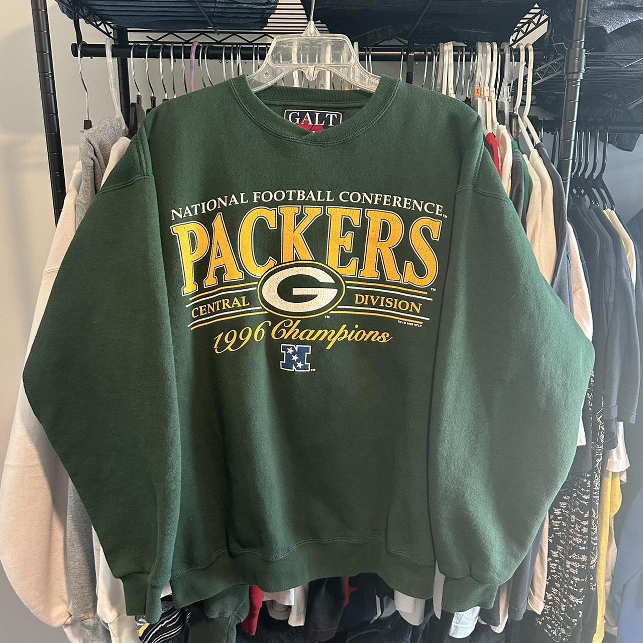 vintage green bay packer sweatshirt
