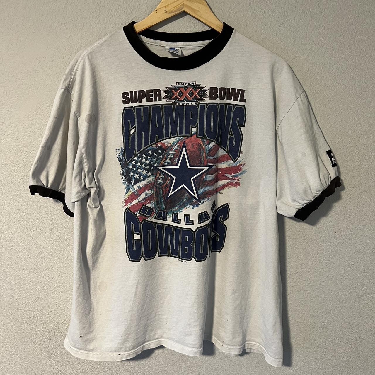 Vintage Starter Dallas Cowboys Super Bowl 30 NFL - Depop