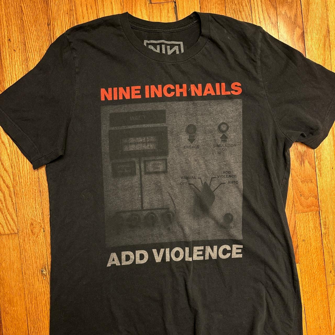 Nine Inch Nails Add Violence T Shirt Soft And Cozy Depop 2812