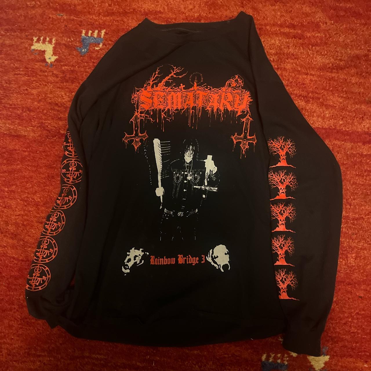 Sematary rainbow bridge 3 longsleeve - Depop