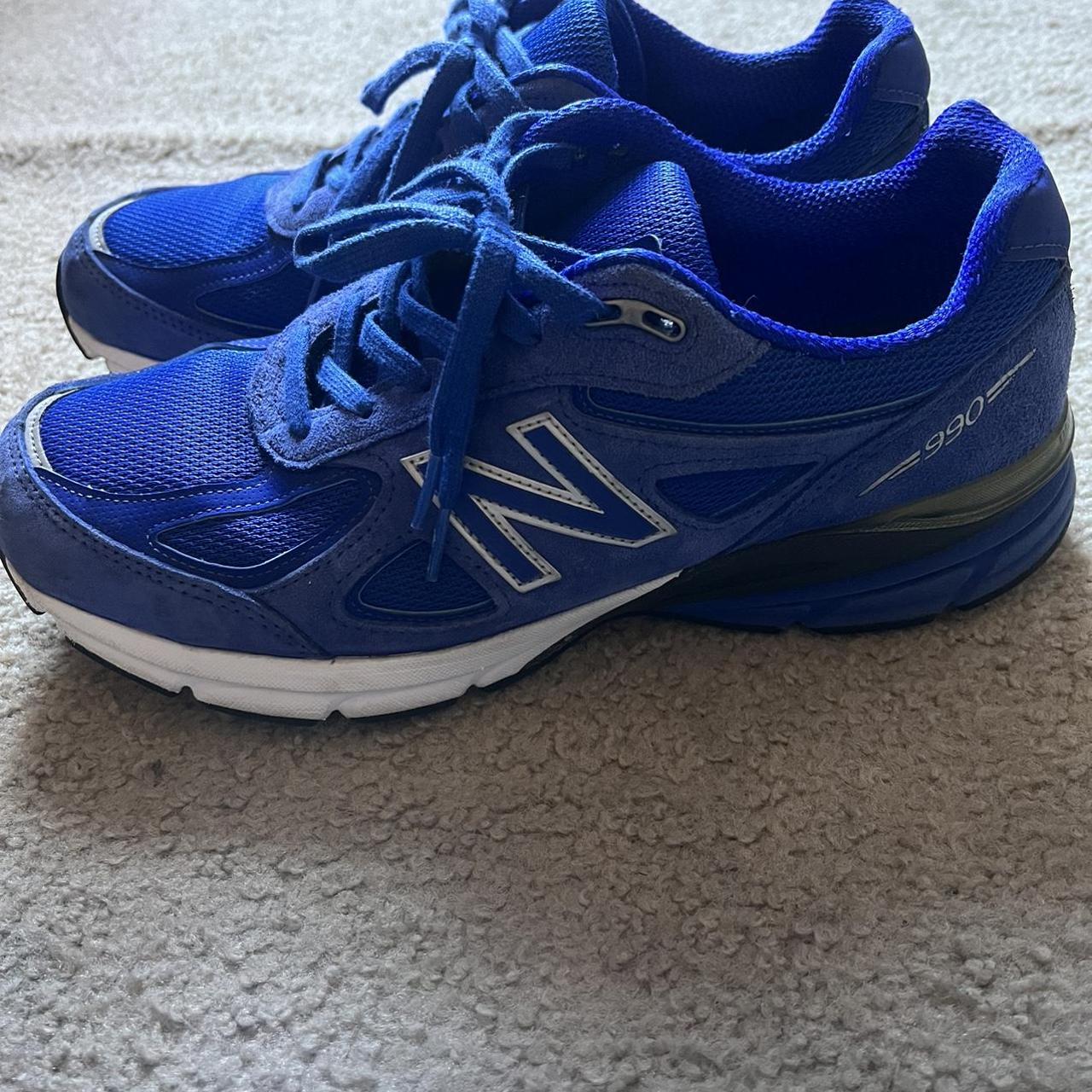 Blue New Balance 990v4 size 10.5 Depop