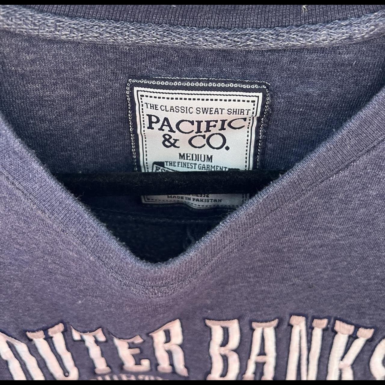 Pacific and Co. Women's Navy Sweatshirt | Depop