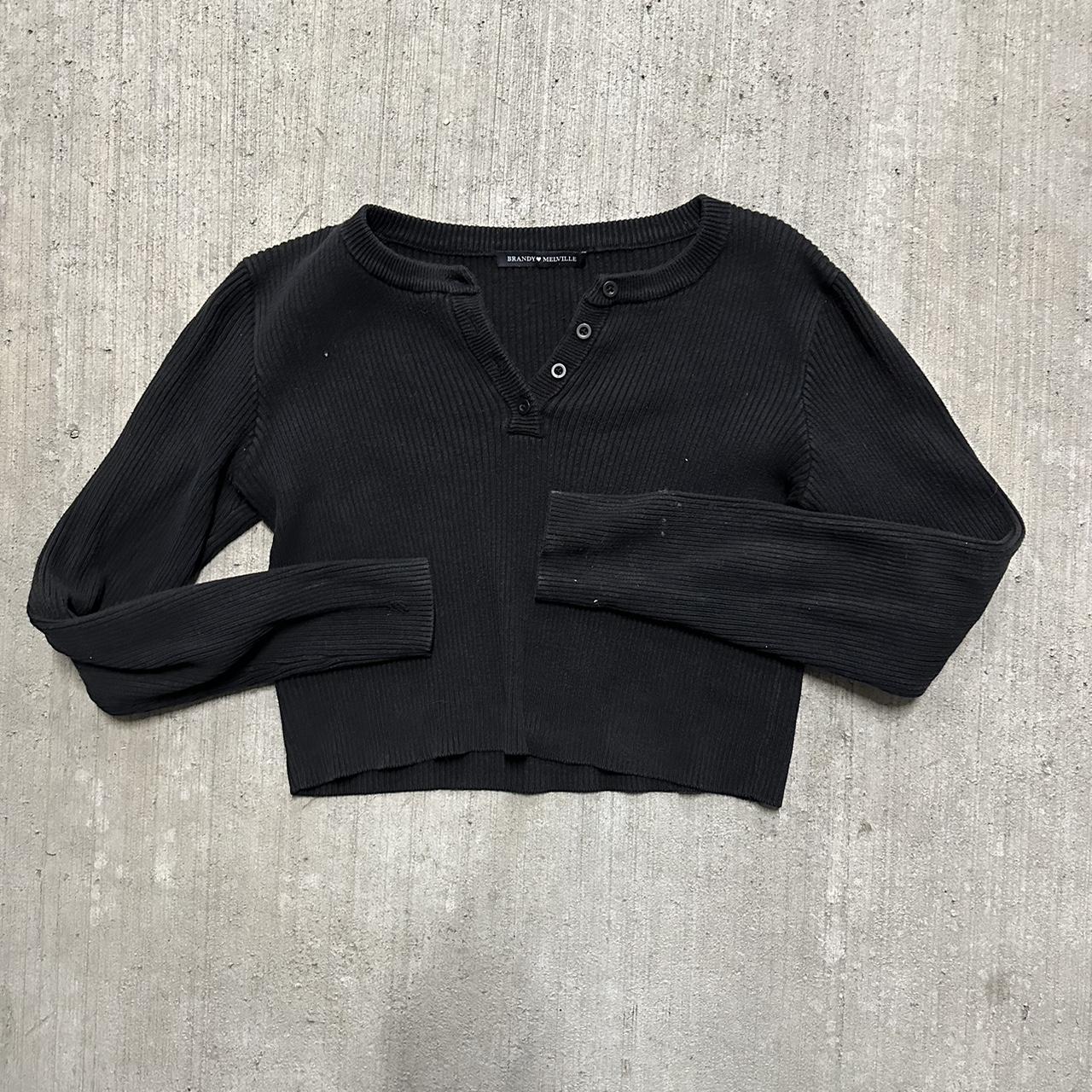 brandy melville cropped sweater - Depop