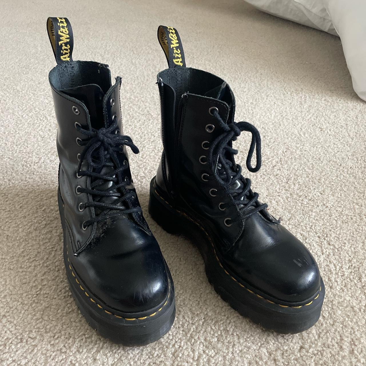 Gently used platform doc marten Jadon boots!! I’ve... - Depop