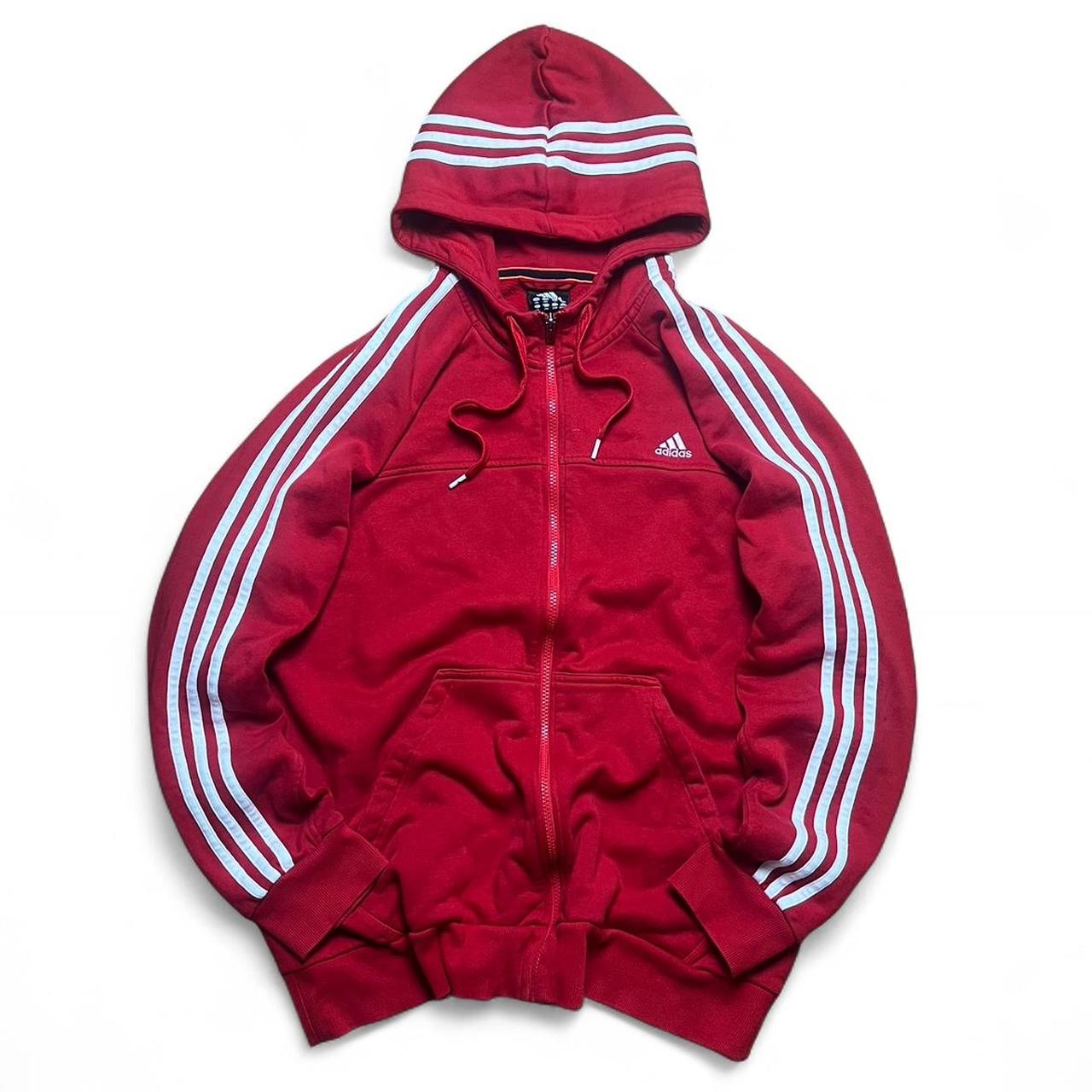 トップス 00s Y2K archive adidas logo hoodie Adidas Y2K 00's Vintage Hoodie Sweatshirt Navy Blue Large