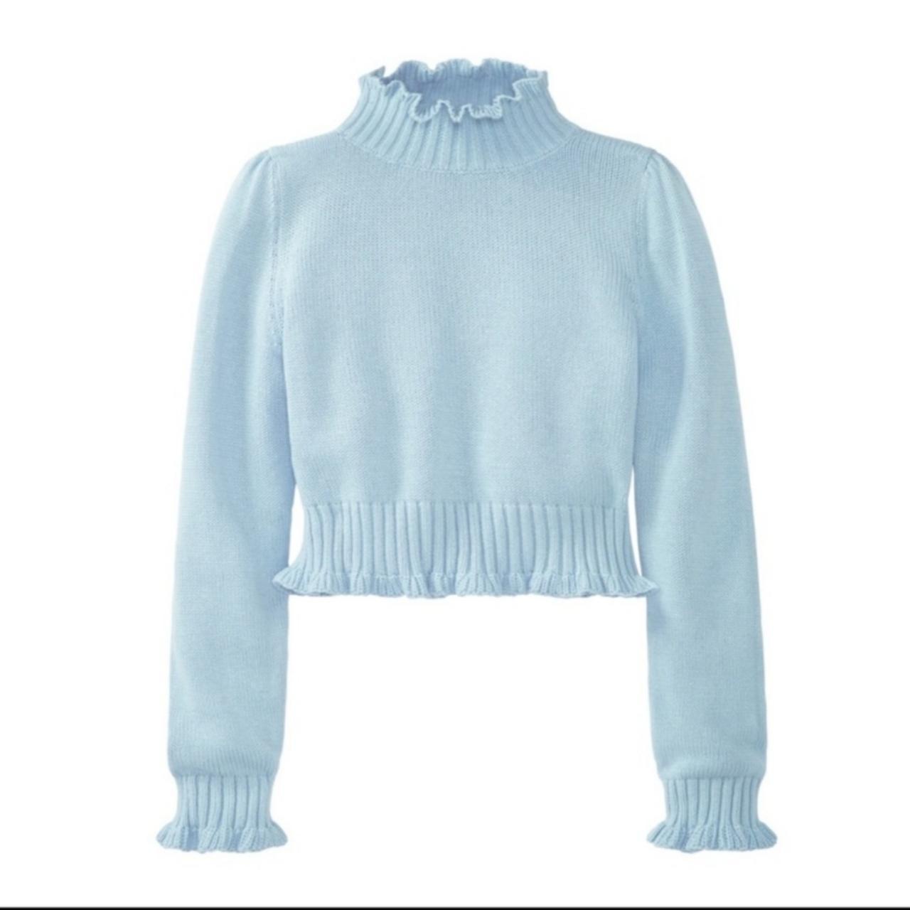 Cropped on sale ruffle jumper