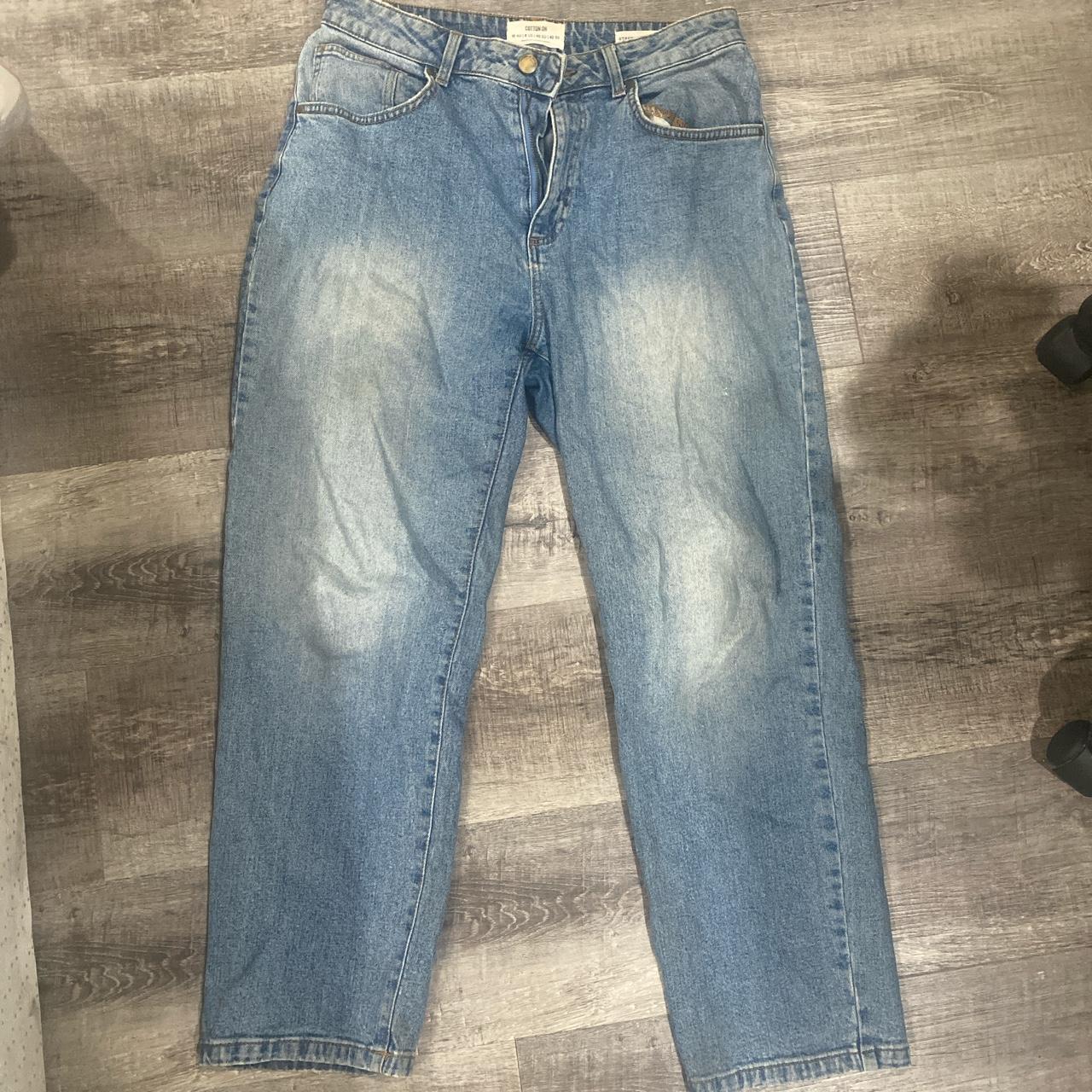 Cotton On stretch straight leg jeans, medium washed ... - Depop