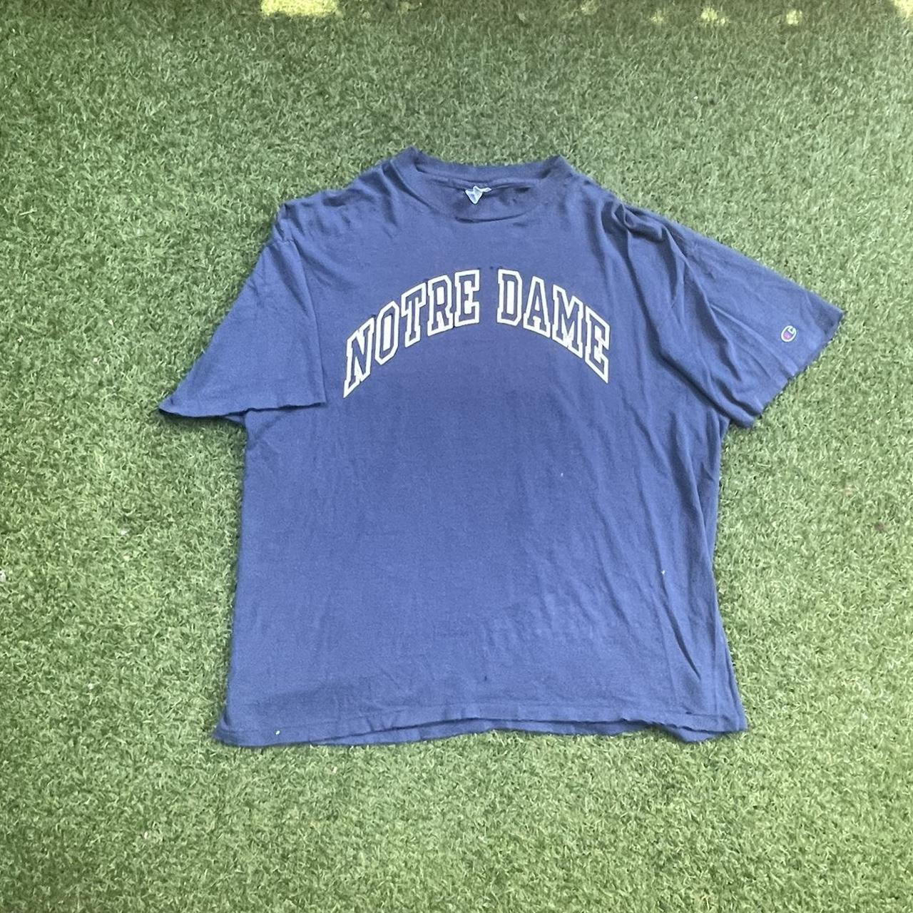 Vintage 80s Notre Dame champion single stitch shirt...