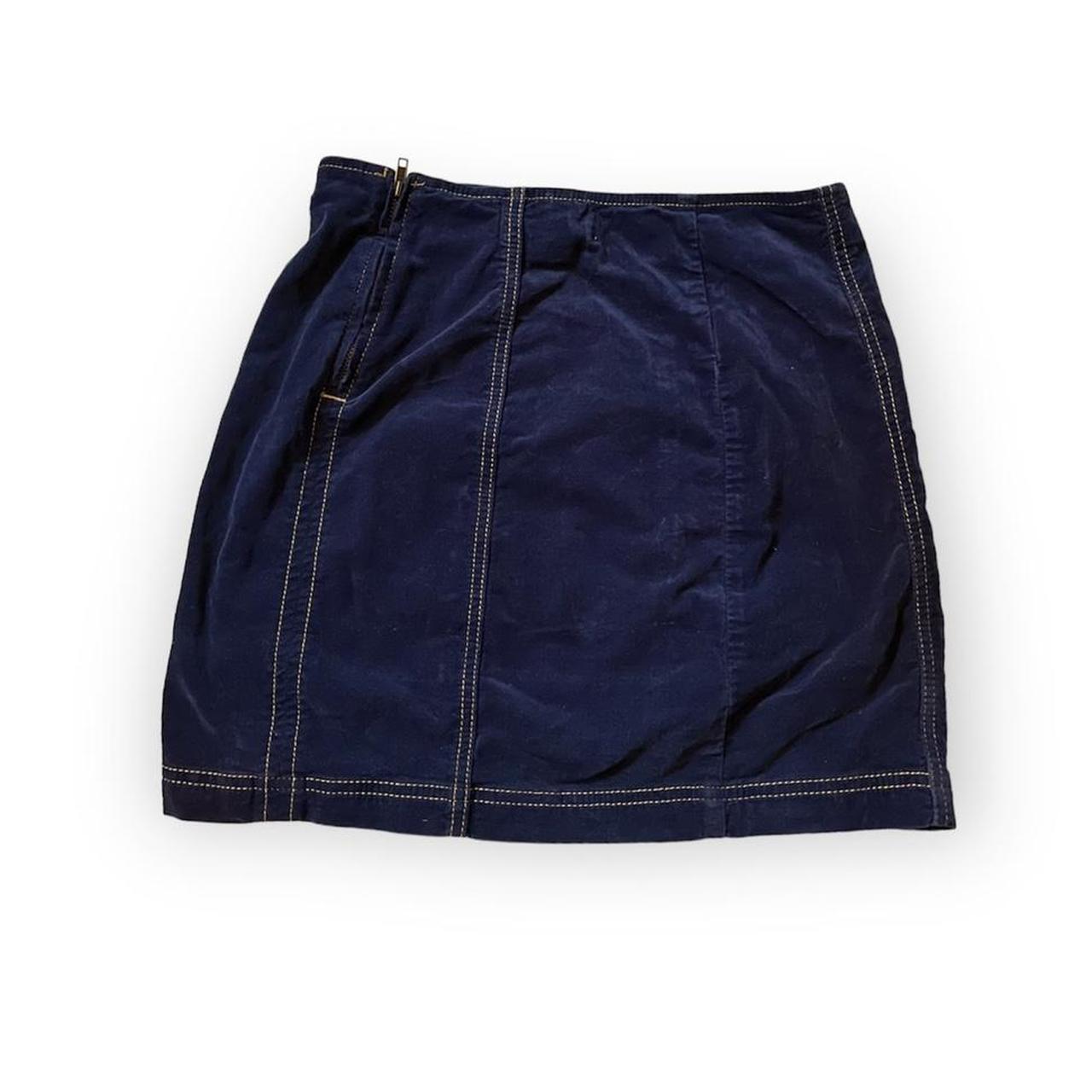 PacSun Women's Blue and Navy Skirt (2)
