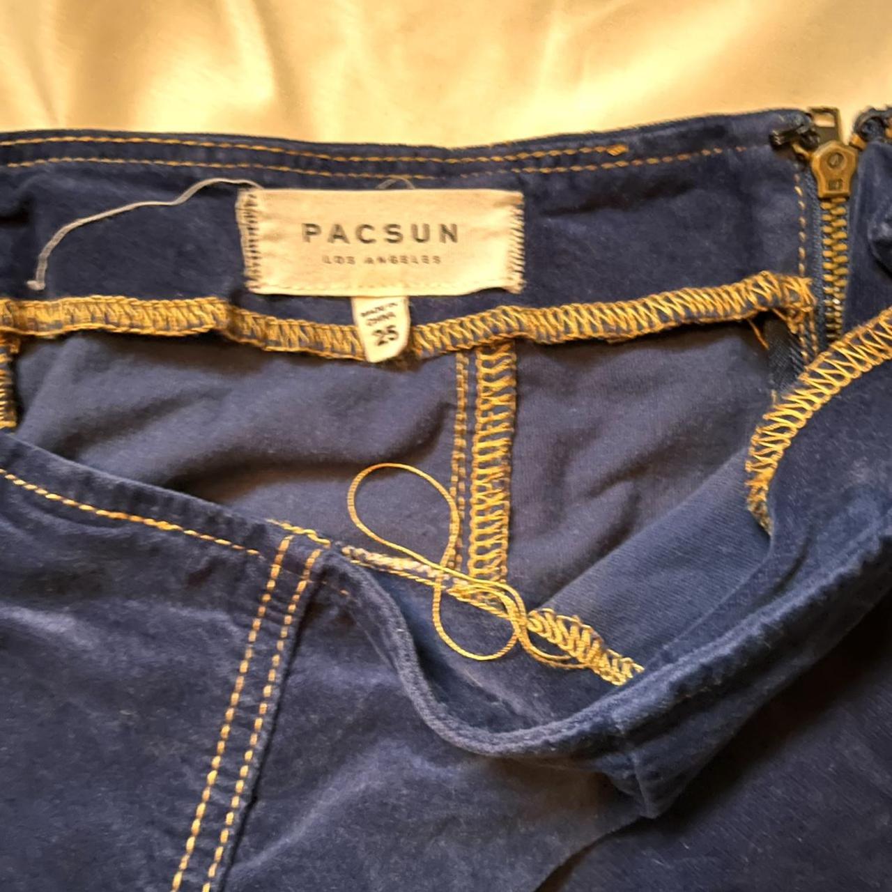PacSun Women's Blue and Navy Skirt (3)