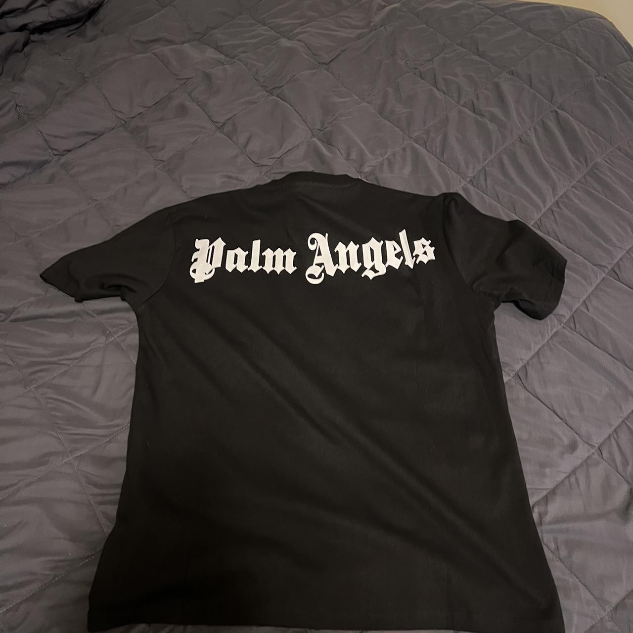 Vlone palm angels tee Size: XL - Depop