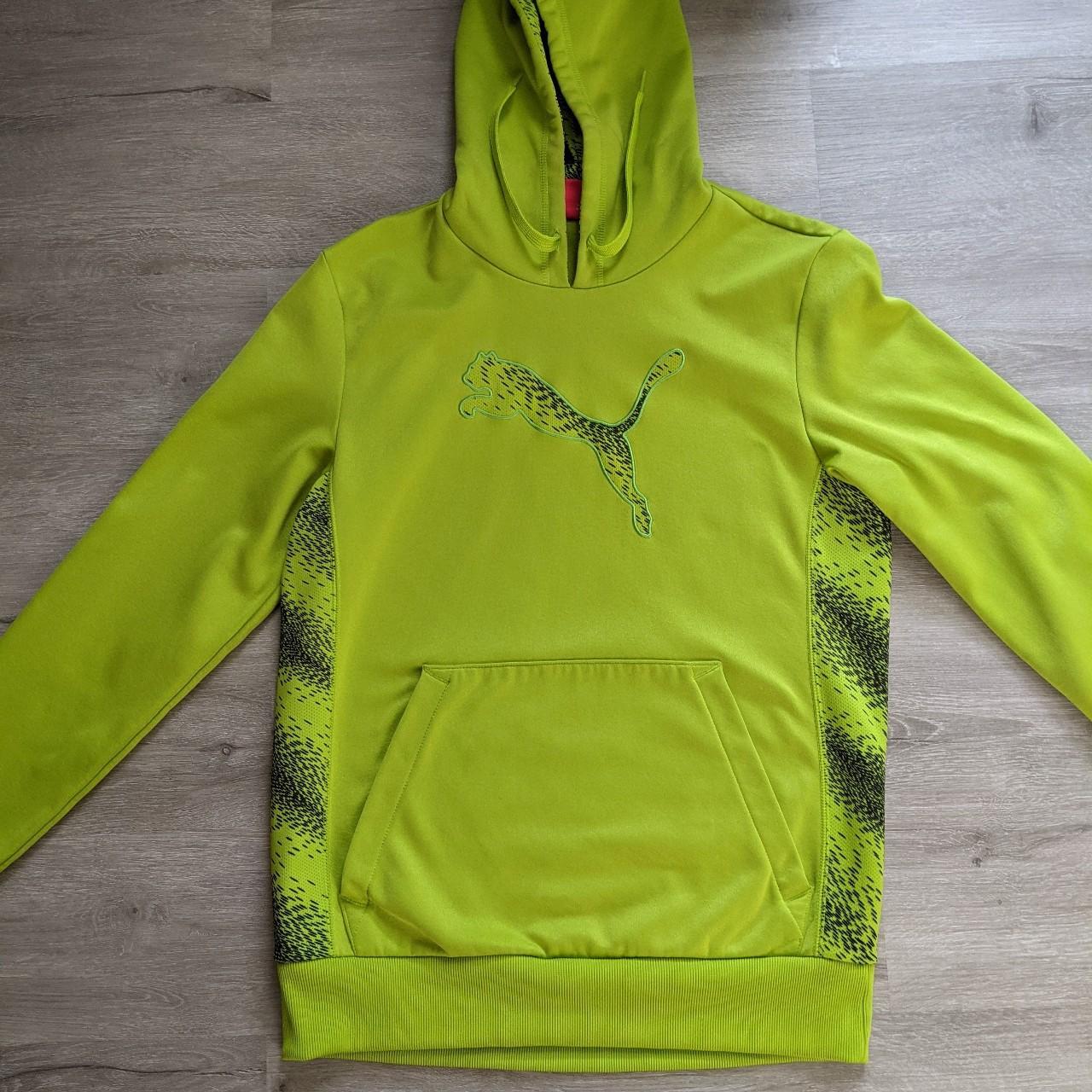 Puma clearance neon hoodie