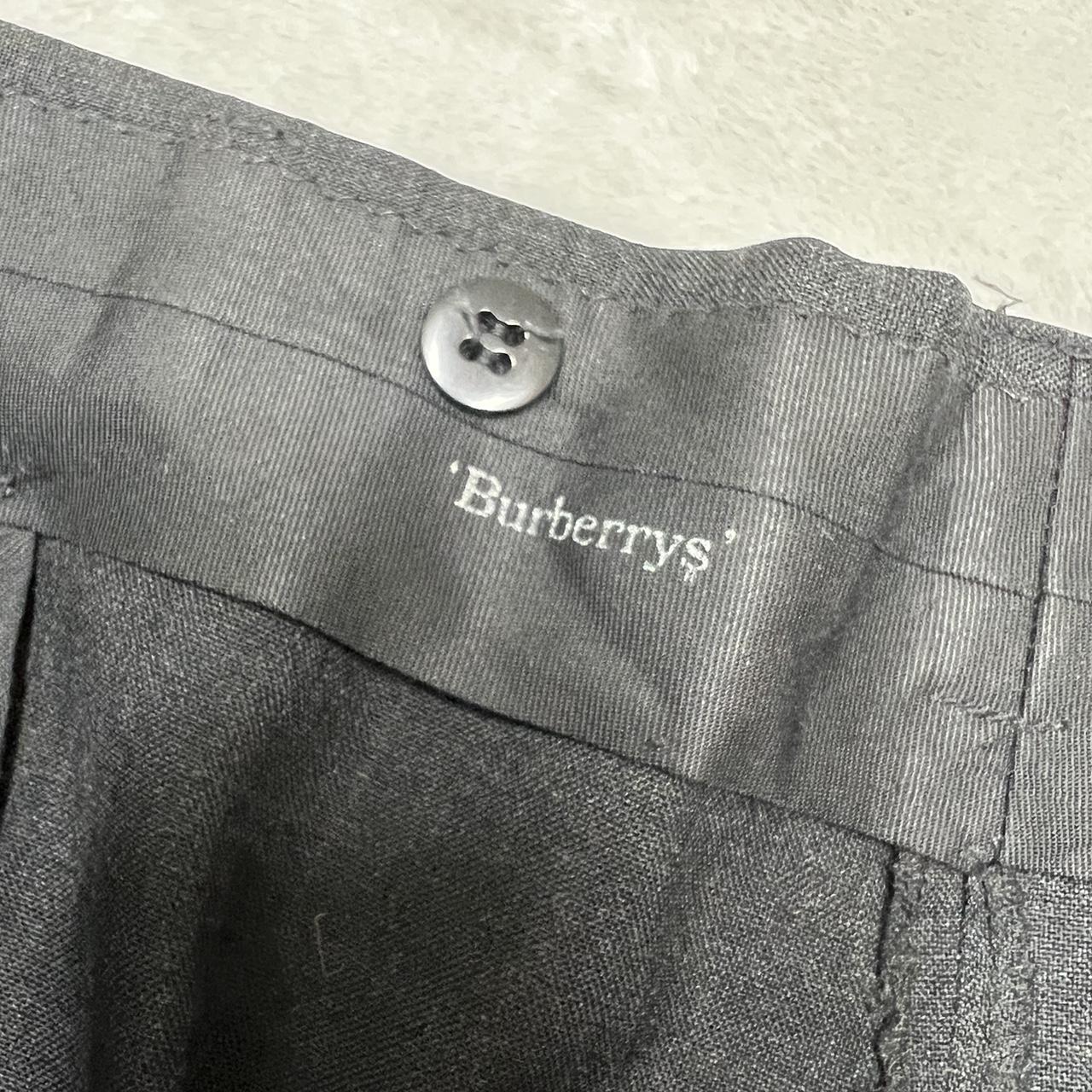 Burberry pants on sale mens silver