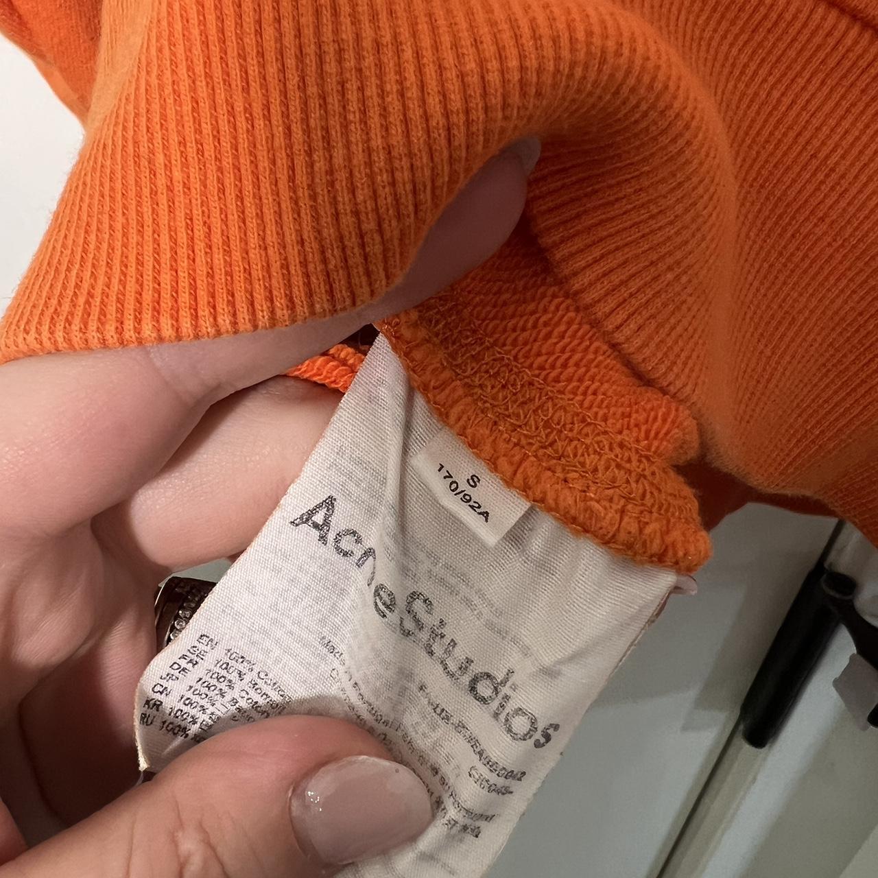 Acne studios sale orange sweater