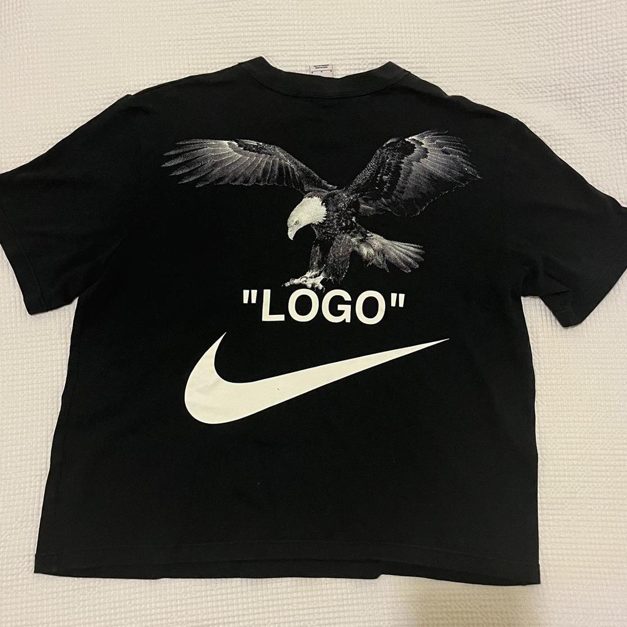 Nike x off white t shirt logo hotsell