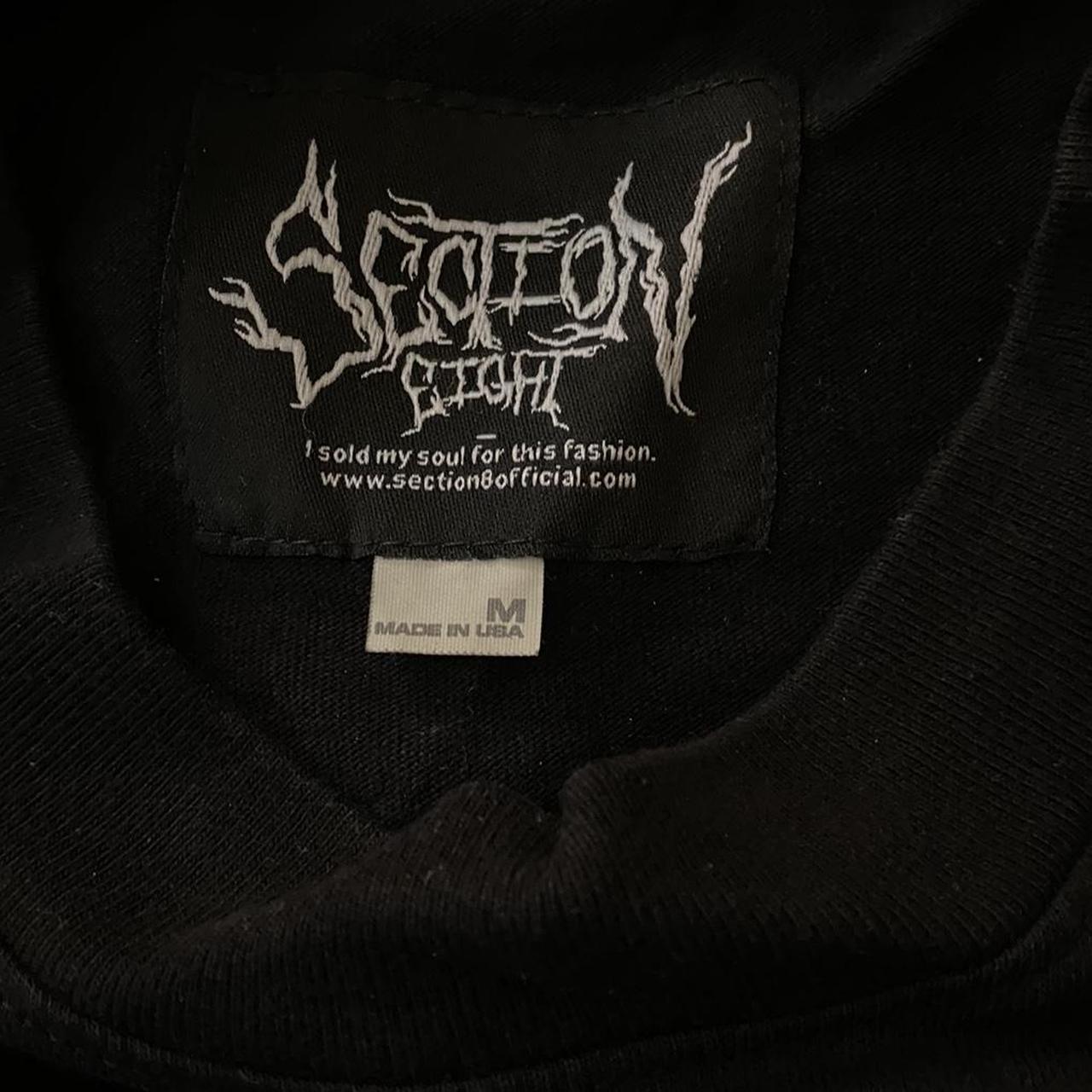 SECTION EIGHT x XAVIER WULF x HOLLOWSQUAD TEE... - Depop