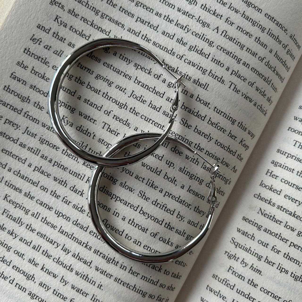 ‘Madison’ Silver Hoop Earrings These bold... | Depop