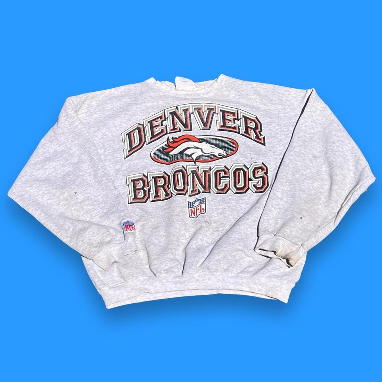 retro broncos sweatshirt