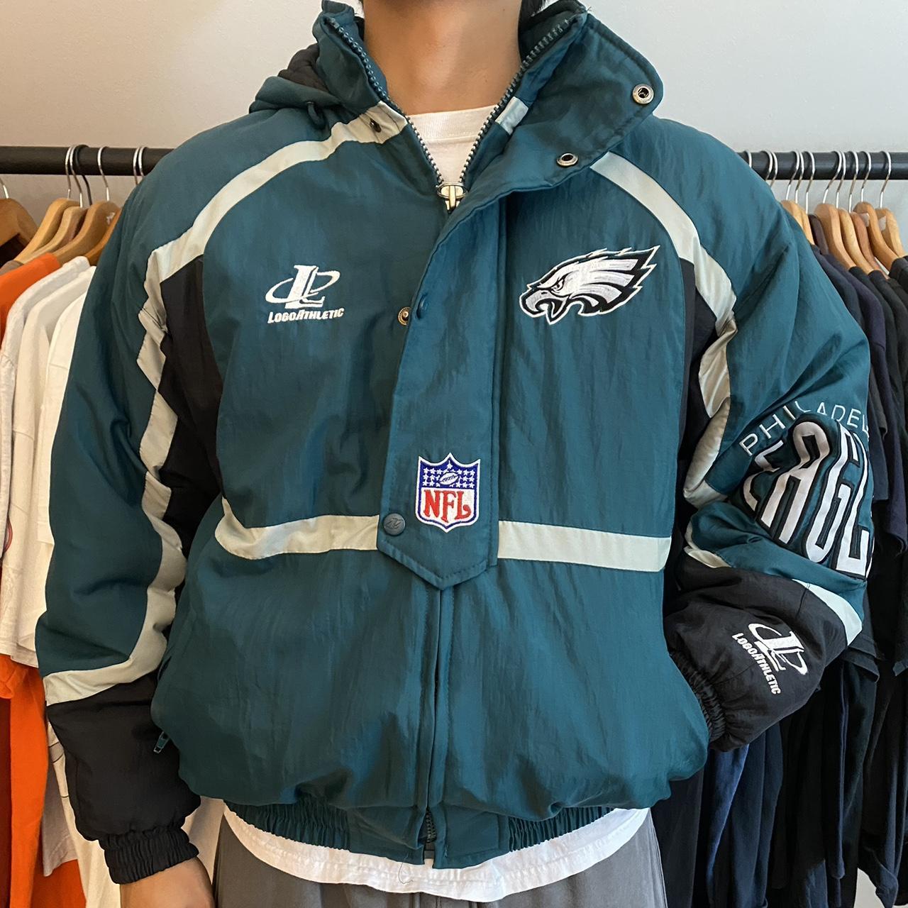 Philadelphia Eagles Starter Retro Pullover Hoodie - Black