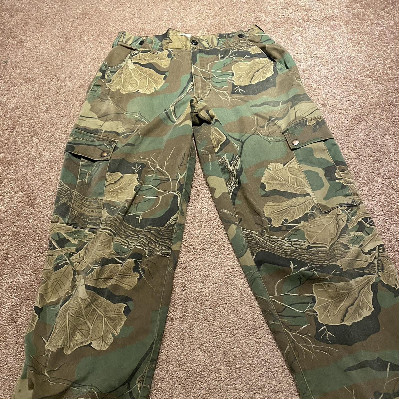 【Raucohouse】Sergeant camo vintage cargo pants 