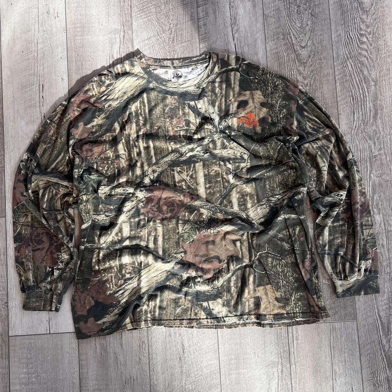 Vintage Mossy Oak Camouflage Long Sleeve Shirt