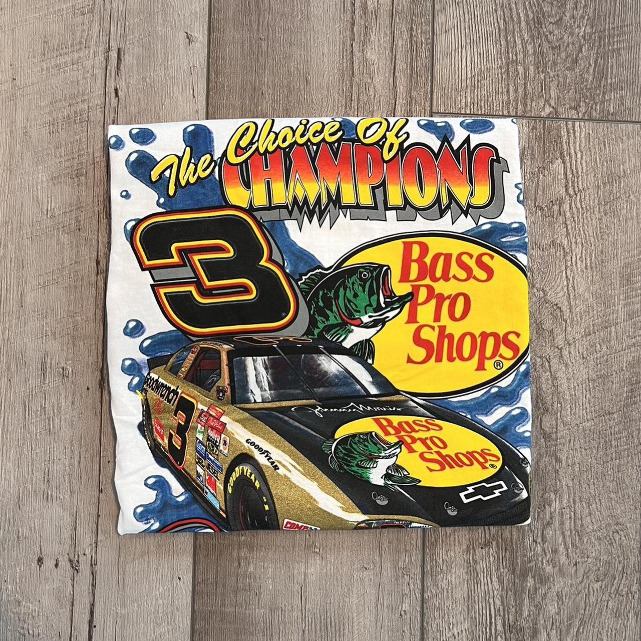 Bass Pro Shops Nascar 3 D Racing Shirt With Dale Depop