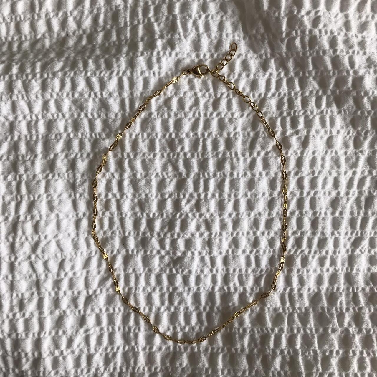 Gold coloured chain necklace from Brandy Melville.... Depop