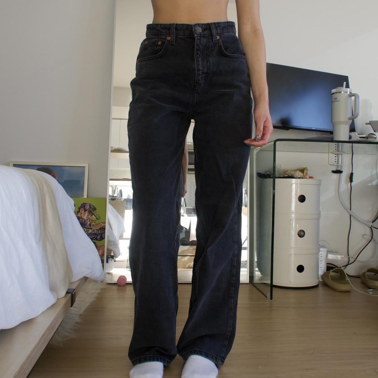 Motel Women's Black Jeans | Depop