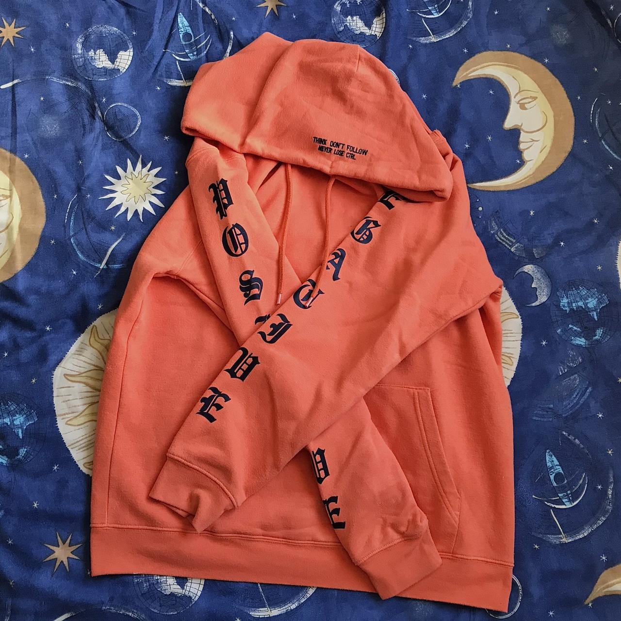 Orange h&m hoodie best sale