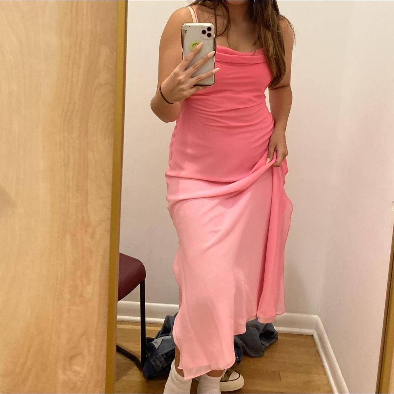 Impressions Women's Pink Dress (6)