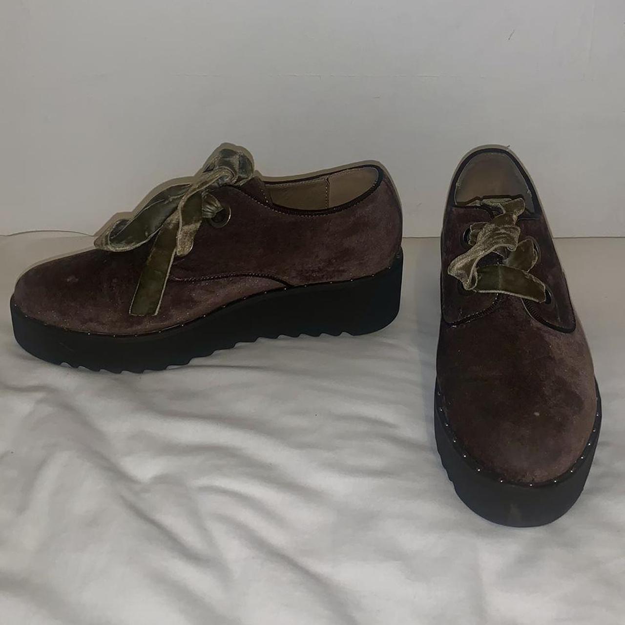 platform brown shoes