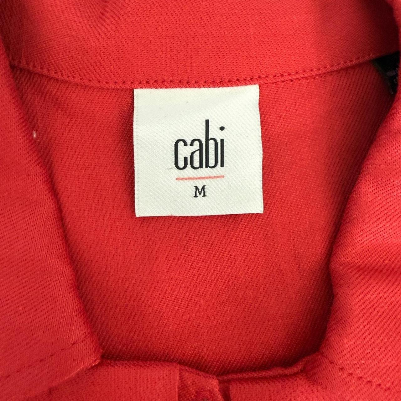 Cabi Women's Jacket - Red - M – Add a pop of colo… - image 5
