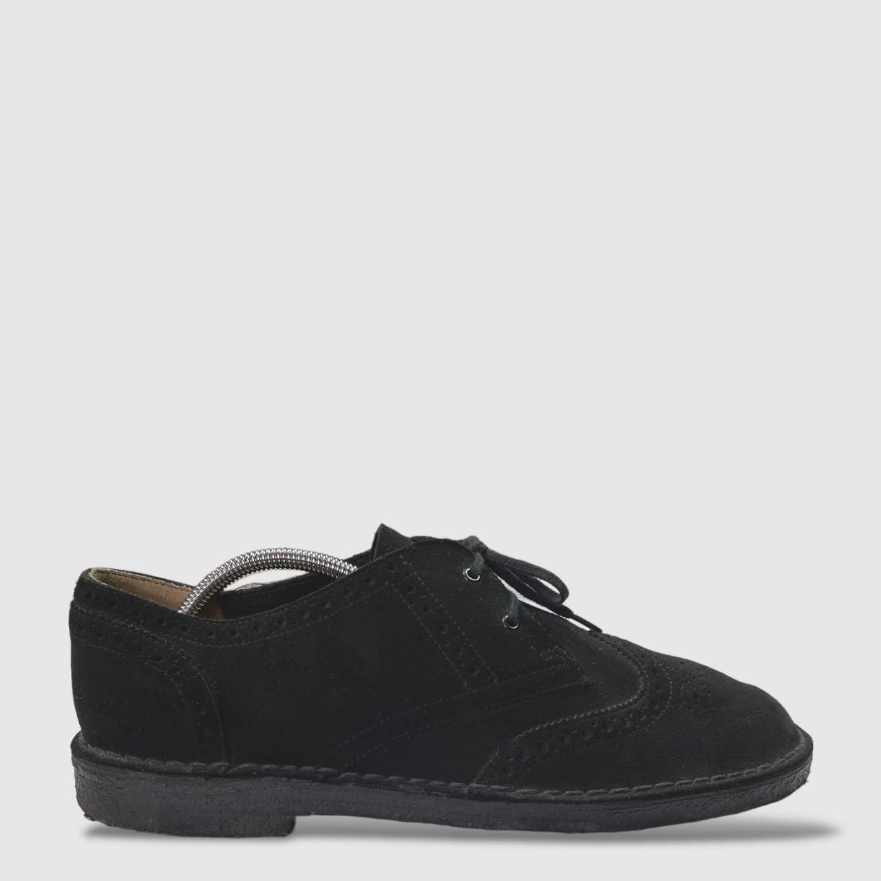 clarks black brogues