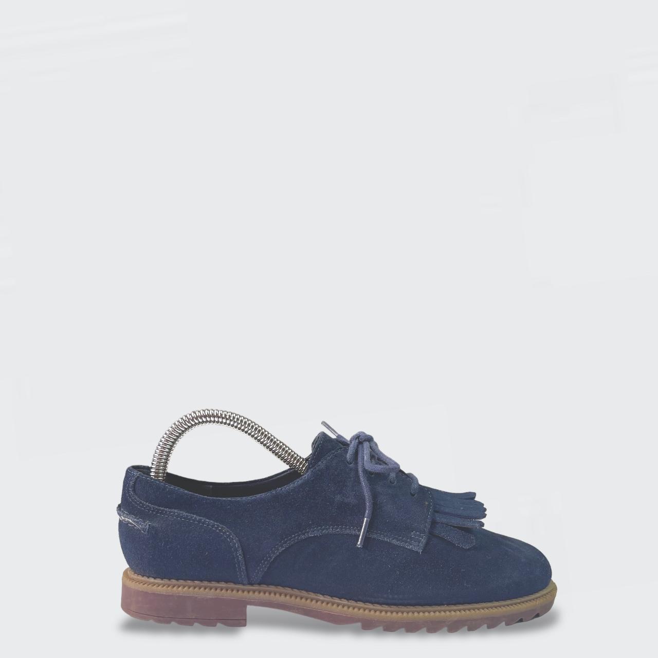 Clarks Somerset Griffin Fringe Suede Shoes - Size UK... - Depop