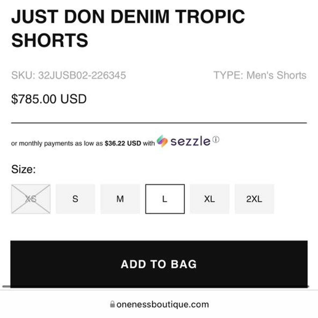 Just Don Men's Shorts - Multi - M