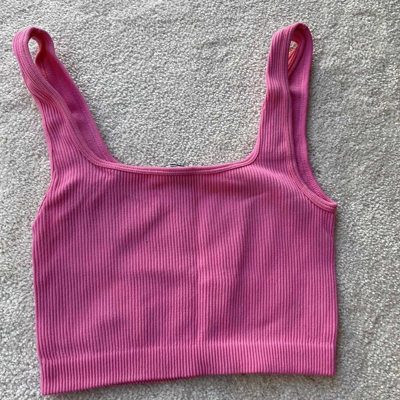Zara crop/tank top very comfy. XSS tanktop... Depop