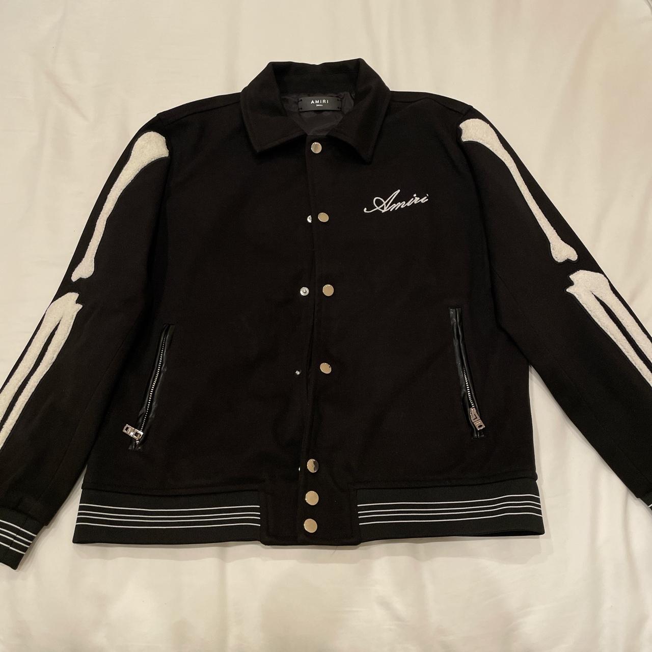 Films Jackets Amiri Bones Letterman Jacket